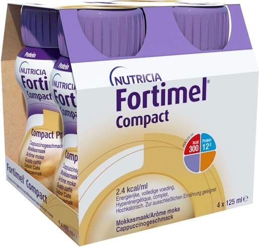 Fortimel Compact Mokka 4x125ml | Orale voeding
