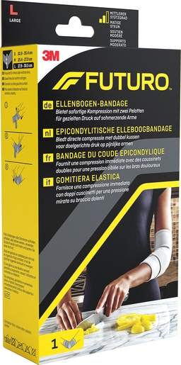 Futuro Epicondylitische Elleboogbrace Huidskleur L | Arm - Pols - Hand
