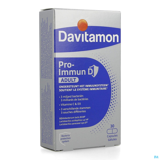 Davitamon Pro-Immun D 30 Tabletten | Natuurlijk afweersysteem - Immuniteit