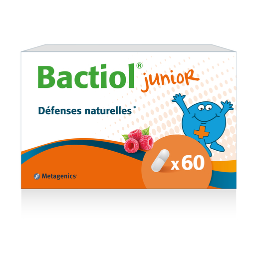 Bactiol Junior 60 Capsules | Probiotiques - Prébiotiques
