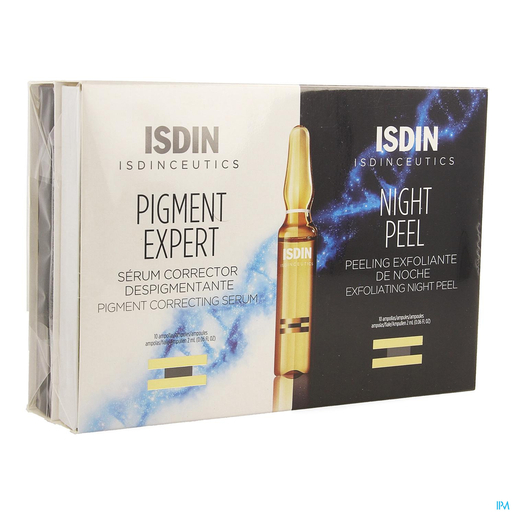 Isdinceutics Night Peel&amp;pigm. Expert Amp 2x10x2ml | Antirimpel