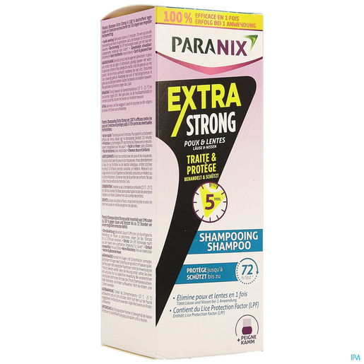 Paranix Shampoo Extra Strong + Peigne 200ml | Anti-poux - Traitement Poux
