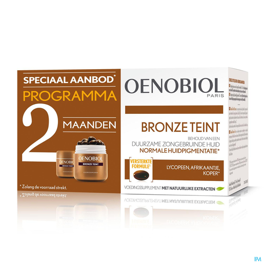 Oenobiol BronzeTeint 2x30 Capsules | Voedingssupplementen en bruiningsactiverende producten