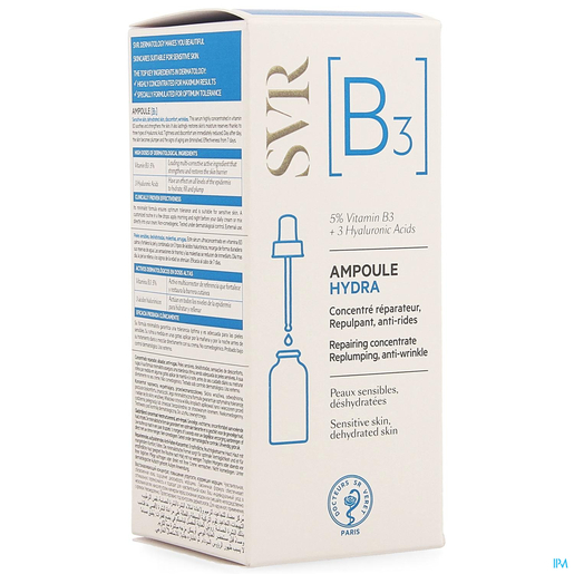SVR B3 Ampullen Hydra 30 ml | Antirimpel