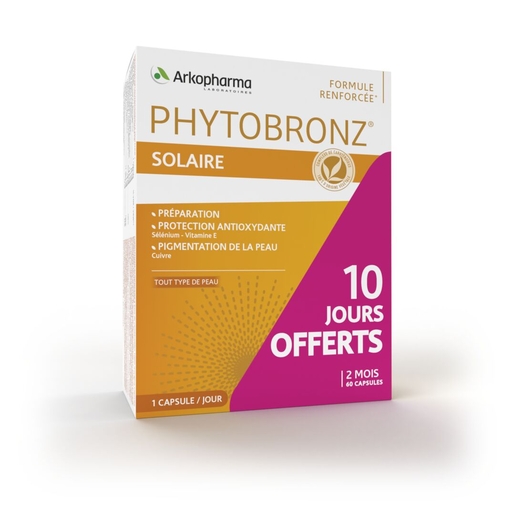 Phytobronz Solaire 2x30 Capsules (promopack - 7,5 euros) | Soleil - Bronzage