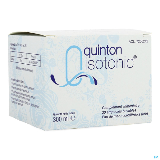 Quinton Isotonic Amp 30x10ml | Neus