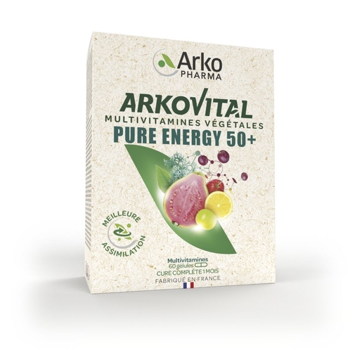 Arkovital Pure Energy 50+   60 Capsules | Défenses naturelles - Immunité