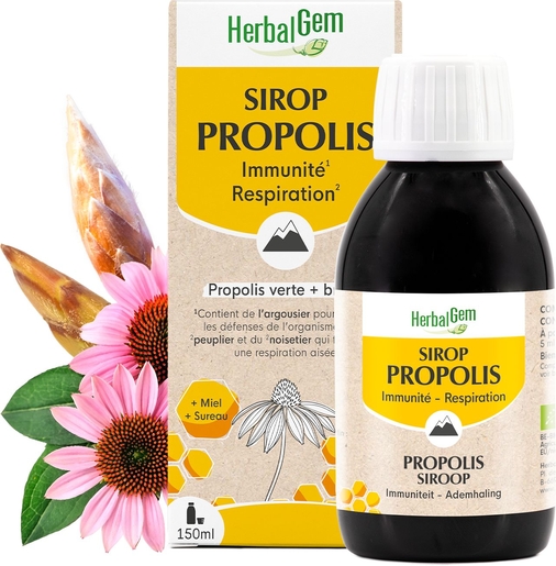Herbalgem Propolis Siroop 150 ml | Hoest - Verkoudheid