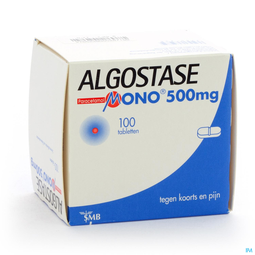 Algostase Mono 500mg 100 Tabletten Pot | Hoofdpijn - Diverse pijnen