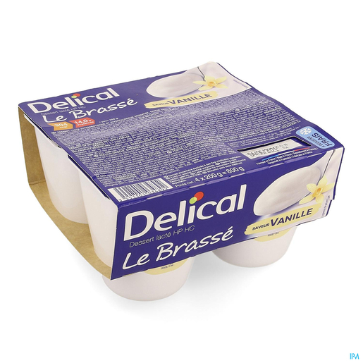 Delical Le Brasse Vanille 4x200g | Voeding