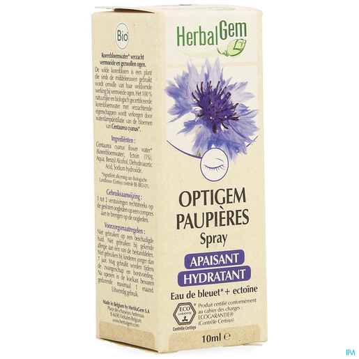 Herbalgem Optigem Paupieres Spray 10ml | Peau - Cheveux - Ongles - Yeux