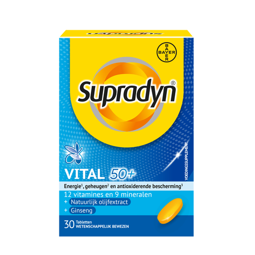 Supradyn Vital 50+ 30 Tabletten | Conditie - Energie