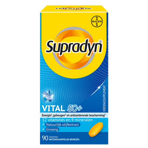 Supradyn Vital 50+ 90 Tabletten | Conditie - Energie