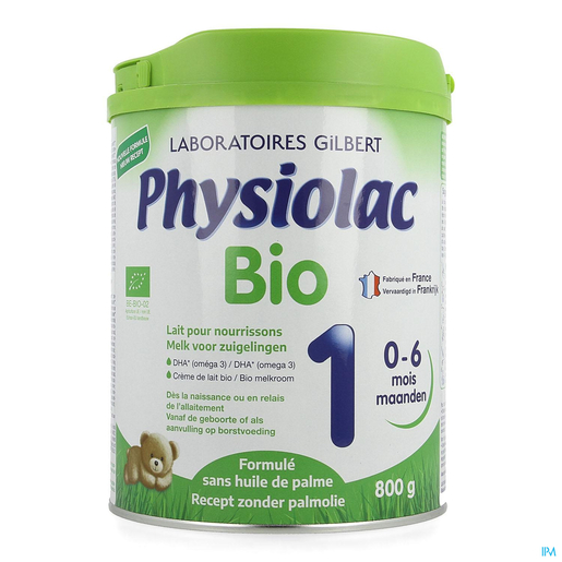 Physiolac Bio 1 Poedermelk Nieuwe Formule 800 g | Voeding