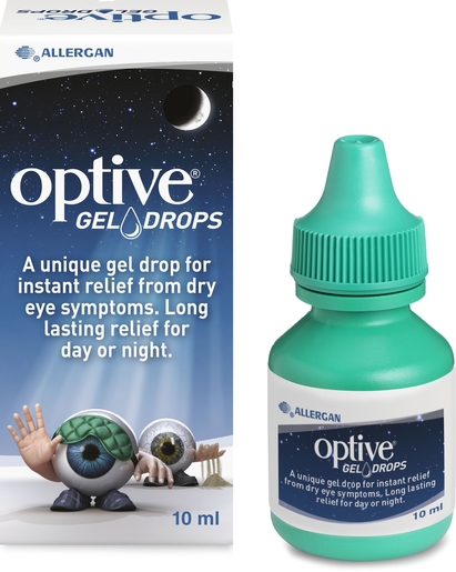 Optive Gel Drops 10ml | Sécheresse oculaire