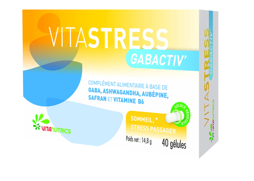 Vitastress Gabactiv 40 Capsules | Nachtrust