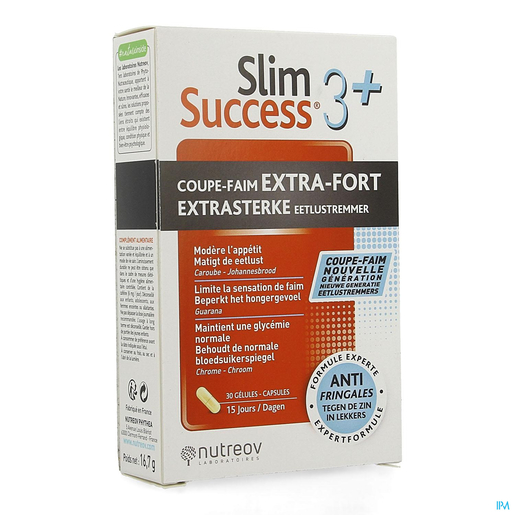 Slim Succes 3+ Coupe Faim 30 capsules | Brûleurs de graisse