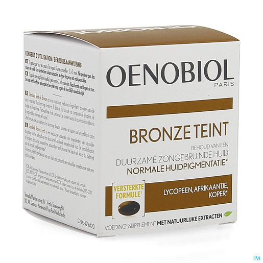 Oenobiol Teint De Bronze 30 Capsules | Voedingssupplementen en bruiningsactiverende producten