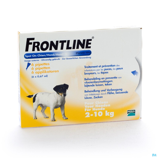 Frontline Spot On Chien Pipet 6x0,67ml | Anti-puces - anti-tiques 