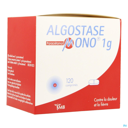 Algostase Mono 1g 120 Comprimés | Maux de tête - Douleurs diverses
