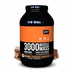 QNT 3000 Muscle Mass Chocolate 1,3kg | Spiermassa