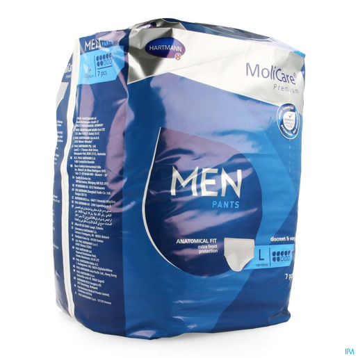 Molicare Premium Men Pants 7 Drops L 7 Pieces | Changes - Slips - Culottes