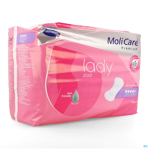 Molicare Premium Lady Pad 4,5 Drops 43x16,2cm14 | Tampons - Protège-slips
