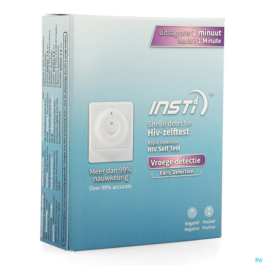 Insti Hiv Self Test Single Test Kit | Zelfdiagnosetesten - Zelftest
