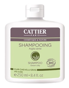 Cattier Shampooing Argile Verte Cheveux Gras 250ml | Produits Bio