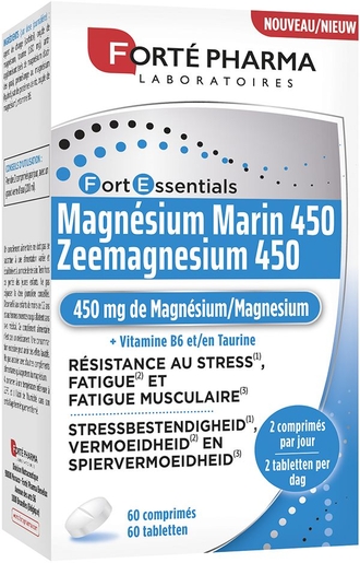 ZEE MAGNESIUM 450 FORTE PHARMA             TABL 60 | Mineralen - Sporenelementen