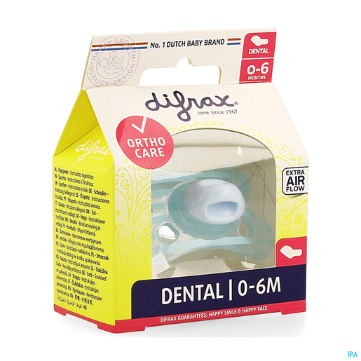 Difrax fopspeen Silicone Mini-dental 0-6m | Fopspenen