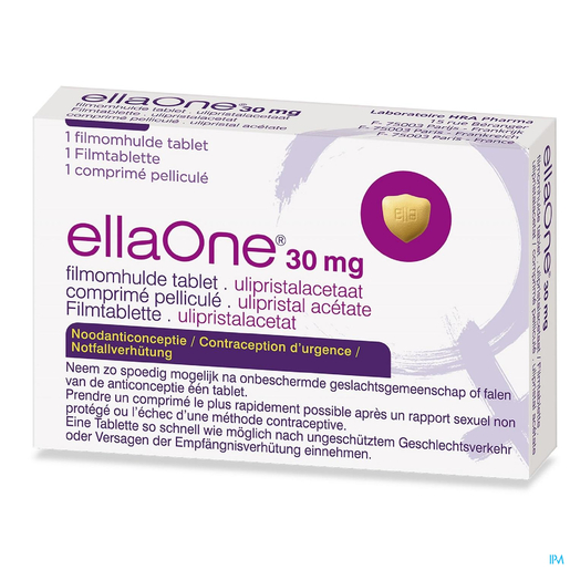ellaOne 30mg 1 Comprimé | Pilule du lendemain