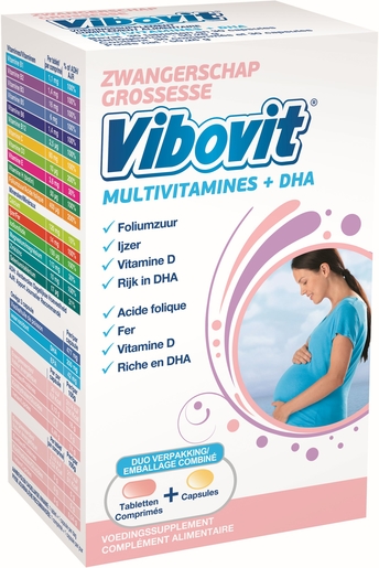 Vibovit Zwangerschap 30 Tabletten en 30 Capsules | Zwangerschapsvitaminen