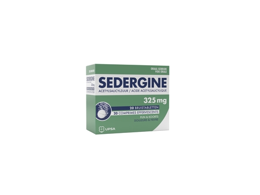 Sederegine 20x325mg, Comprimés Effervescents | Etat grippal (curatif et préventif)
