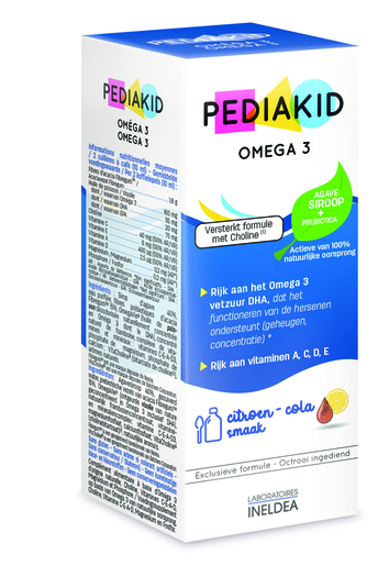 Pediakid Omega-3 Siroop 125ml | Geheugen - Concentratie
