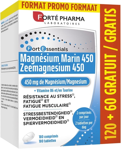 Zeemagnesium 450 180 tabletten | Mineralen - Sporenelementen