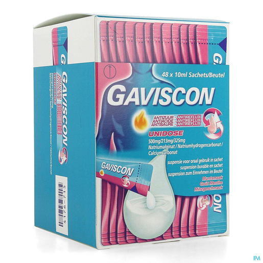 Gaviscon Antireflux Suspension Buvable 48 Sachets | Acidité gastrique