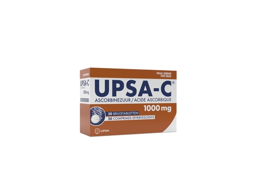 UPSA-C 20 Comprimés Effervescents x1g | Vitamines C