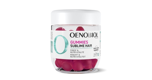 Oenobiol Gummies Sublime Hair 60 Gummies | Haaruitval - Gebroken nagels