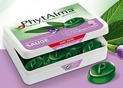 PhytAlma Pastilles Gum Sauge + Stevia 50g | Apaise la gorge