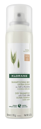 Klorane Getinte Droogshampoo Havermelk Spray 150 ml (nieuwe formule) | Shampoo