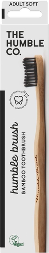 Humble Brush Brosse à Dents En Bambou Adulte Noire Soft | Brosse à dent