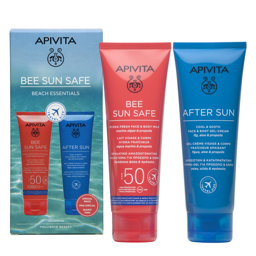 Apivita Bee Sun Safe Beach Essentials 2 producten | Uw zonnebescherming aan de laagste prijs