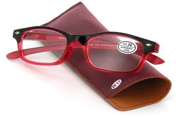 Pharmaglasses Lunettes Lecture Dioptrie +2.50 Red | Lunettes