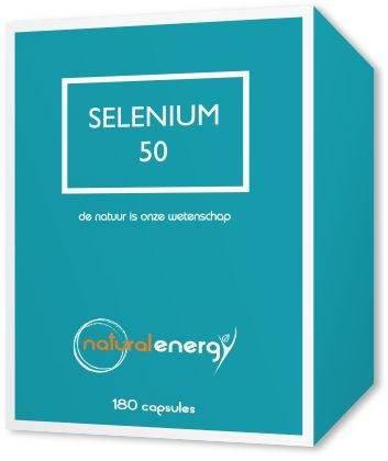 Selenium 50 Natural Energy 180 Capsules | Selenium