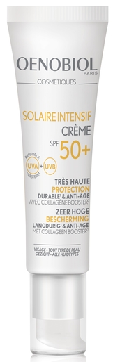 Oenobiol Cosmetiques Solaire Intensif Crème Ip50+ 50ml | Crèmes solaires