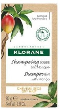 Klorane Vaste Shampoo Mango Droog haar 80 g | Shampoo