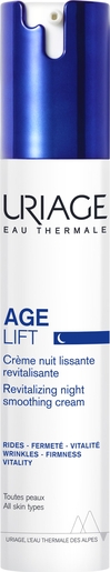 Uriage Age Lift Nachtcrème Gladstrijkend Revitaliserend 40 ml | Antirimpel