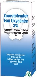 Eau Oxygene 3% Solution 125ml | Désinfectants