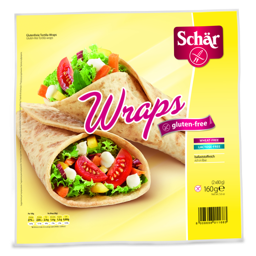 Schar Wraps 2 Stuks 160 g 6903 | Glutenvrij